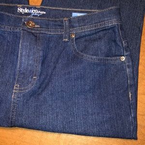 Style & Co Denim Natural Fit Denim Blue Jeans 10P